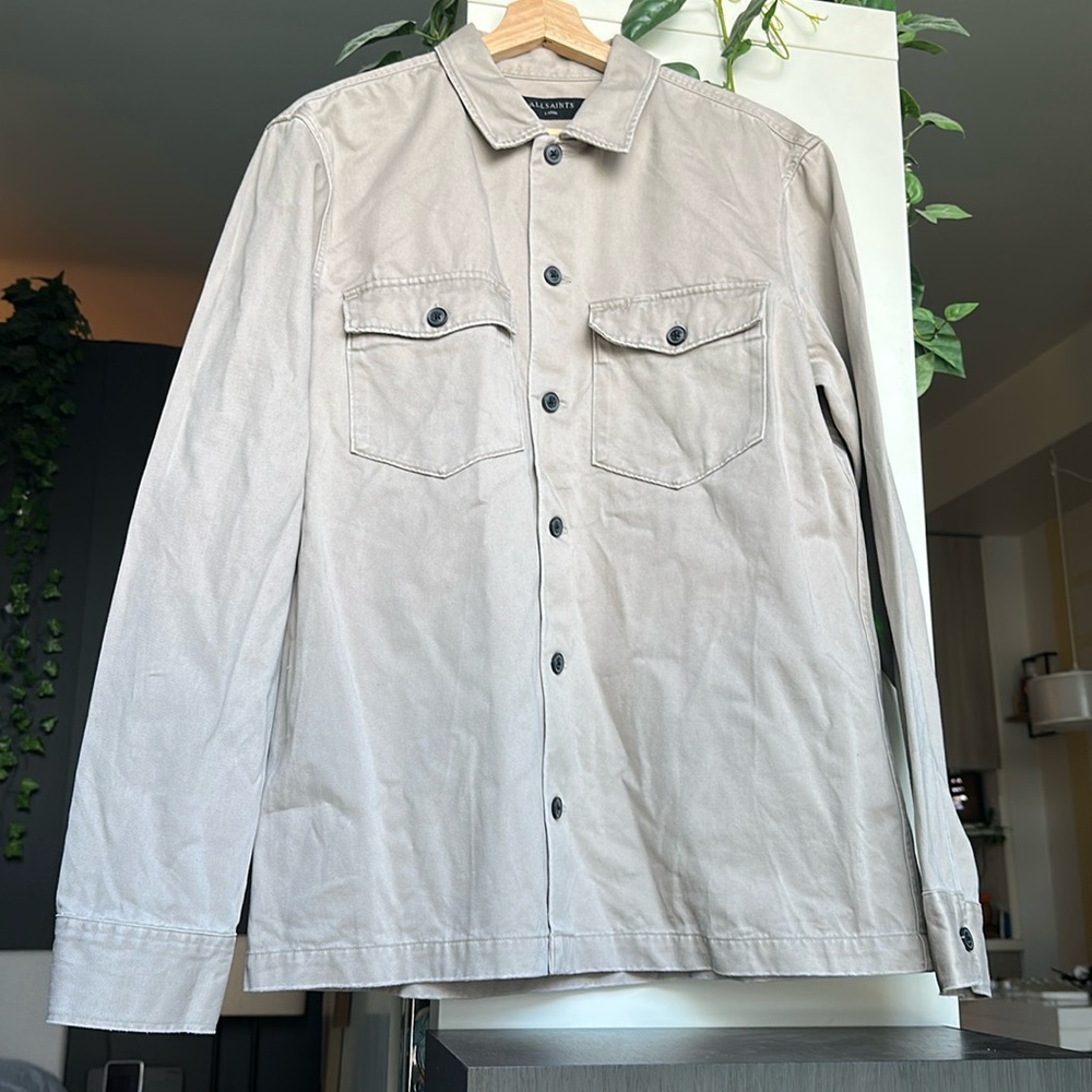 All Saints Firebase military shirt